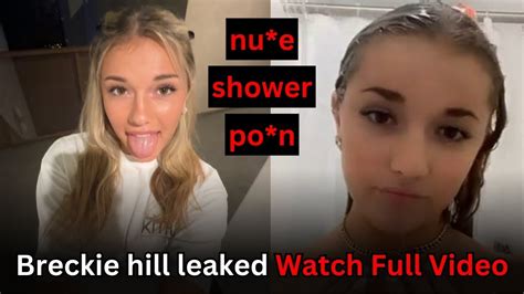 breckie hill shower nude|Breckie Hill Nude Shower Boobs Reveal OnlyFans Set Leaked